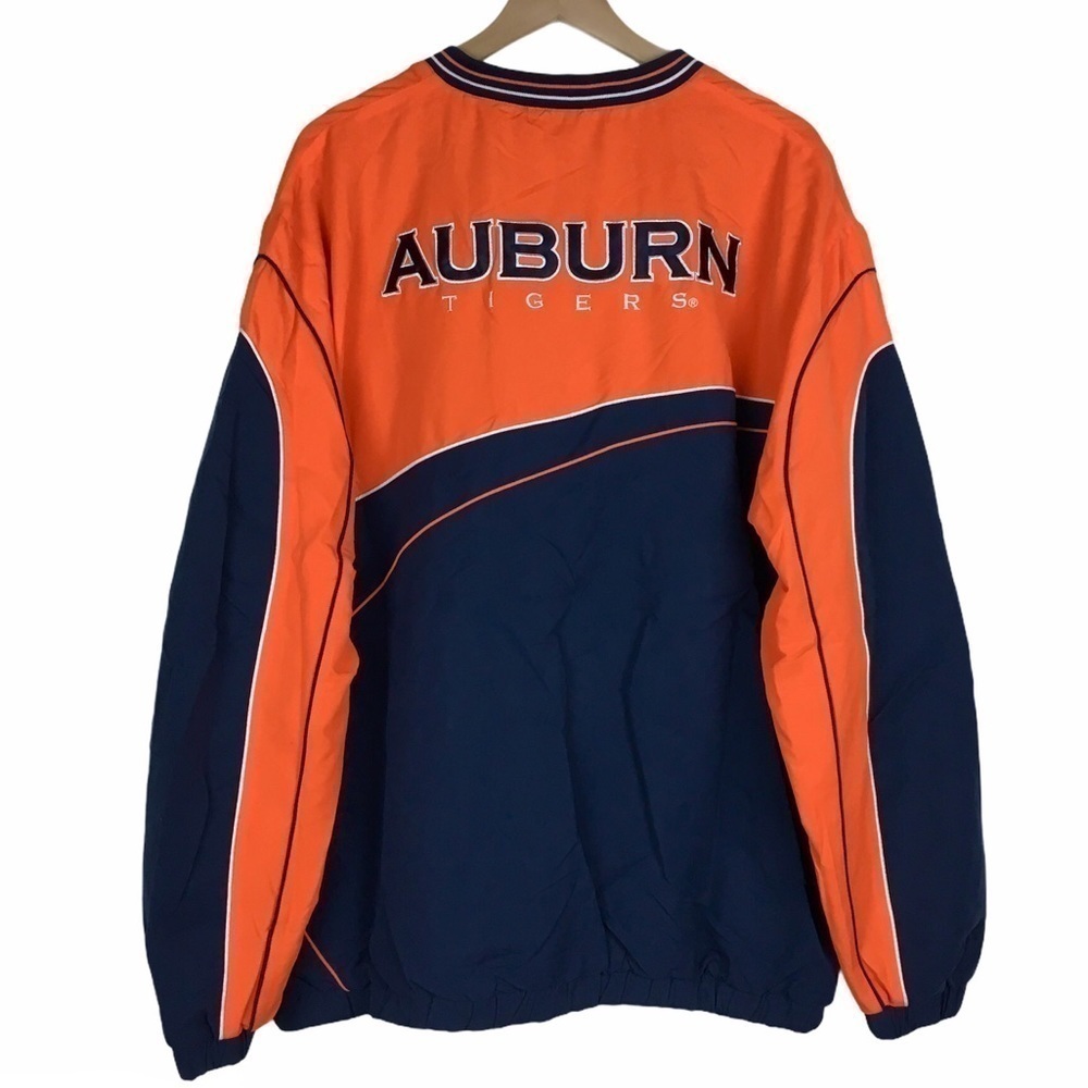 AUBURN Tigers Pullover Jacket Embroidered Spellout Windbreaker Game Day Size XXL - Picture 3 of 13